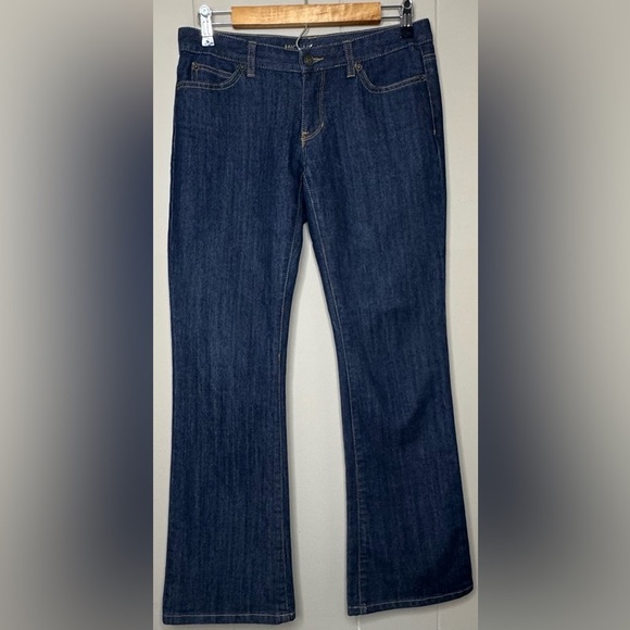 Michael Kors Low Rise Dark Wash Boot Cut Jeans Womens Size 2 - Picture 1 of 10
